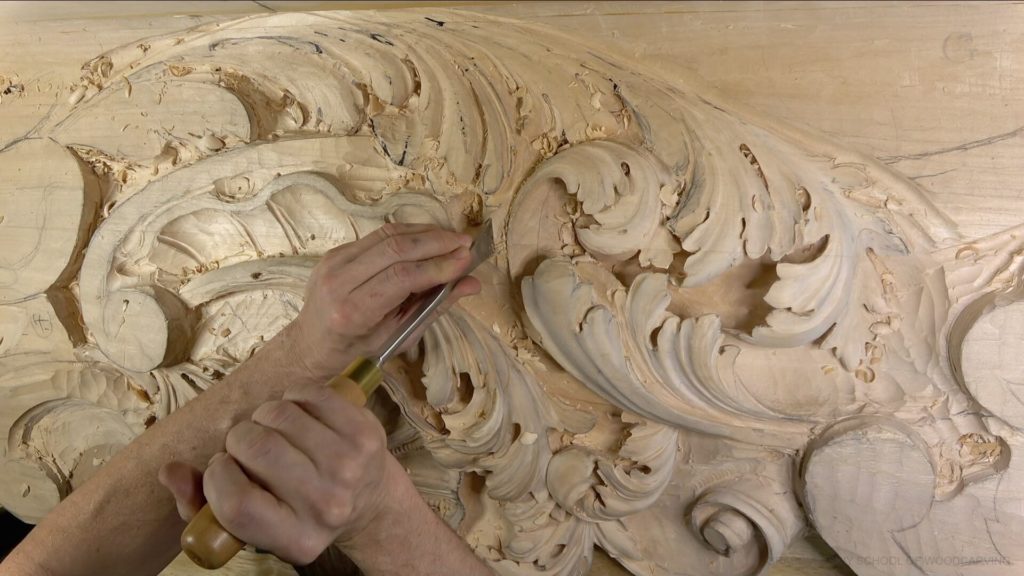 Wood Carving course Venetian inspired room