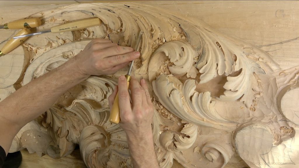 Wood Carving course Venetian inspired room