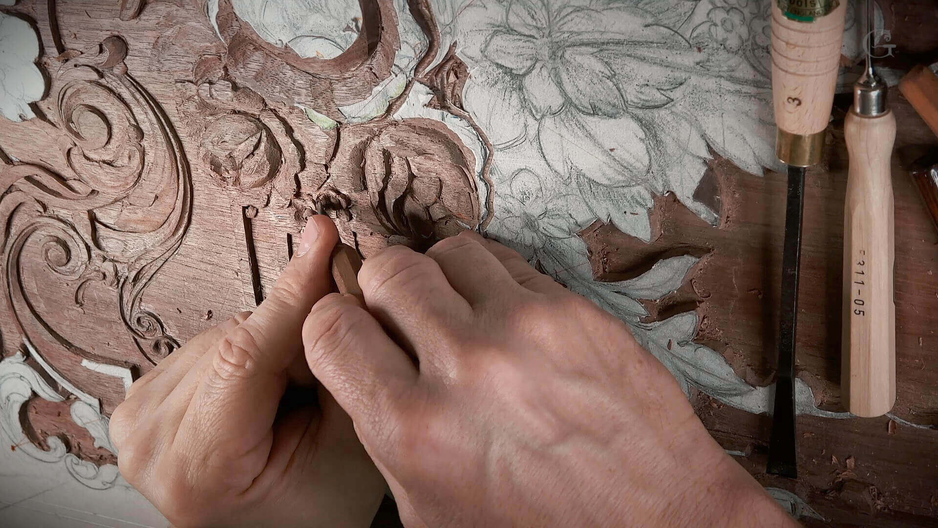 Carving Furniture Panel -Woodcarving, From Designing to Carving - Learn To Carve Late 18th Century Style Furniture Panel - Woodcarving School Online with Alexander Grabovetskiy. @grabovetkiy #woodcarving #woodworking Woodcarving Video Workshops. Woodcarving Lessons. Wood Carving Virtual Apprenticeship. Classical Woodcarving Courses online.