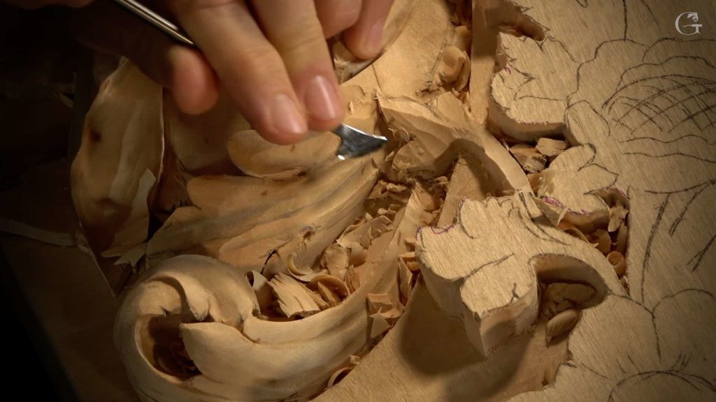 Carving Wall art. Create a unique and stunning piece of wood wall art to bring a new vibe into your home with this DIY project! Whether you're looking for a tropical flower or a modern farmhouse chic design, you can make your walls come alive with your own masterpiece. It might take some time and patience, but the satisfaction of the finished product will be worth it. Put your creative skills to the test and carve out a beautiful piece of art that will truly stand out!