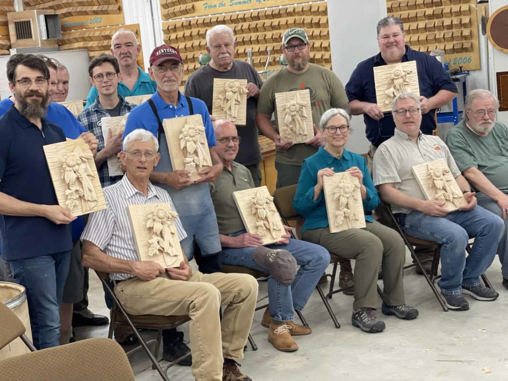 Wood Carving Classes in person 2021 July Marc Adams School of Woodworking