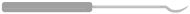 A close-up view of a carving tool used in wood carving classes, showing its sharp edge and detail, perfect for wood carving lessons.