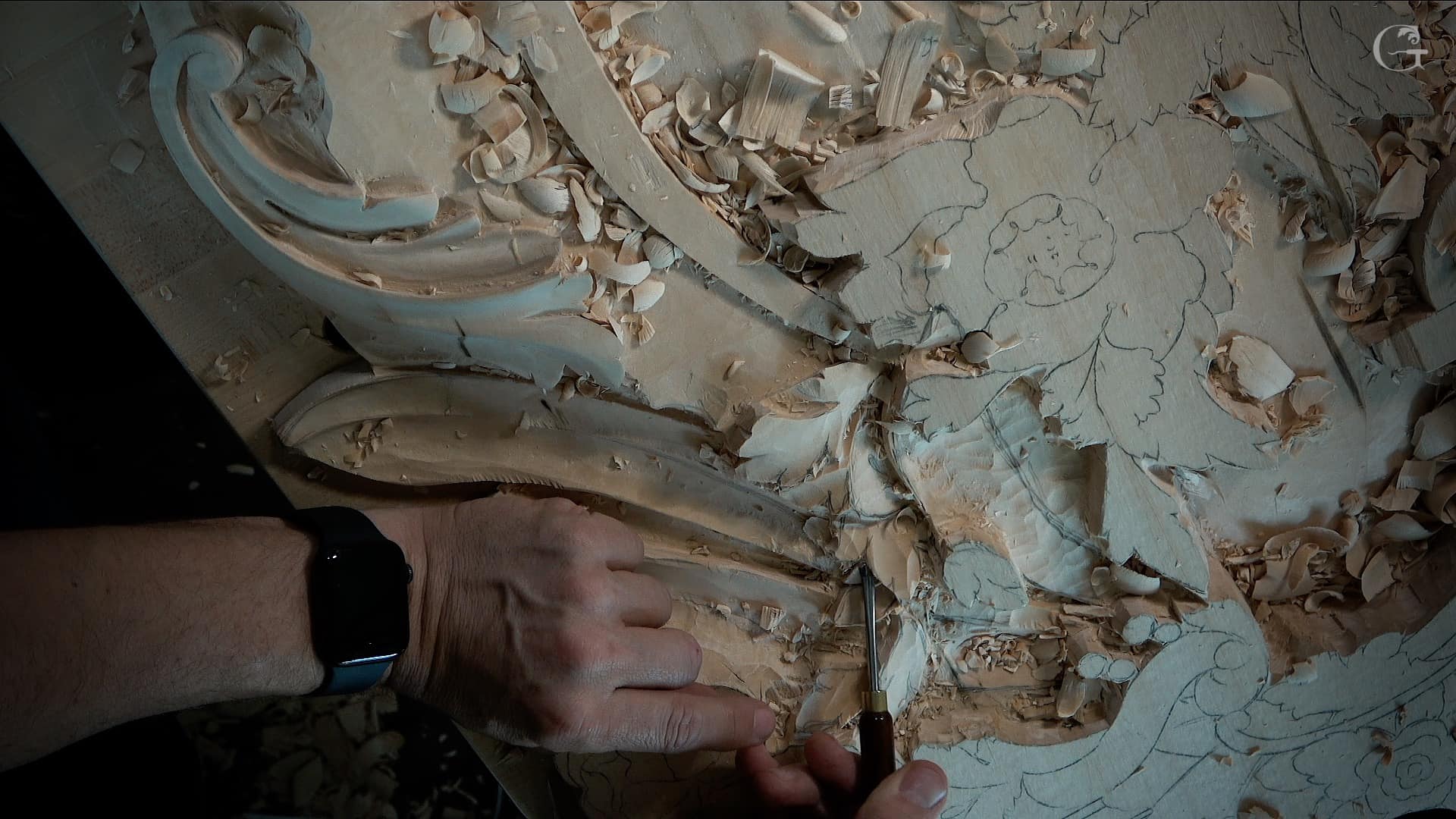Is it possible to gain a profit carving wood? Alexander Grabovetskiy carved for living and gains profit from woodcarving. This Panel is covered with beautiful carved flowers and other foliage. Learn how to make money carving wood with Wood Carving School. We offer woodcarving lessons, courses, masterclasses, workshops, classes and videos to help you become a professional woodcarver. Get started today and start making money with your woodcarving skills.