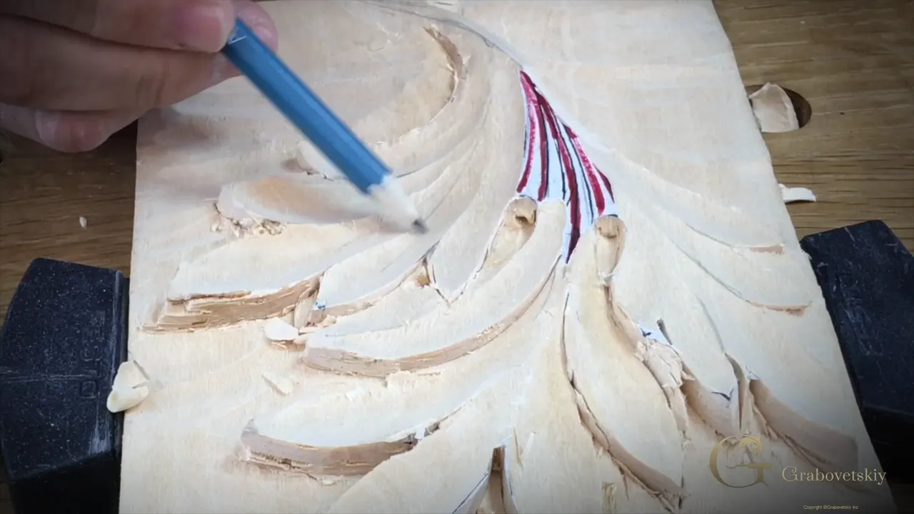 Ridge stands down the middle of one lobe while both sides drop away.